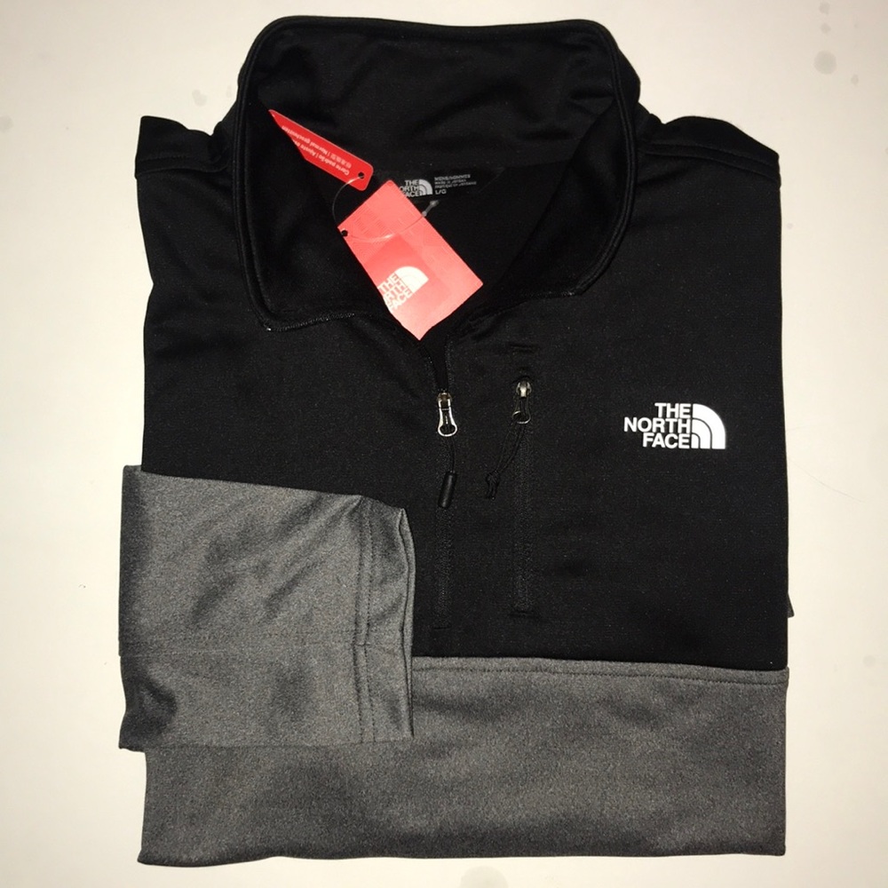 THE NORTH FACE MEN 100 Cinder Quarter-zip Black
